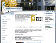 Tablet Screenshot of grimmelshausenschule-renchen.de